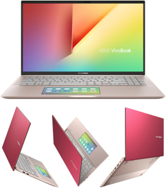 ASUS a adus în România VivoBook S15 (Punk Pink) cu ScreenPad 2.0 și edițiile Peacock Blue/Coral Crush ale laptopului VivoBook 15