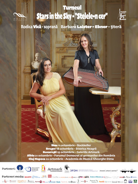 Turneul STARS IN THE SKY / “STELELE-N CER” cu RODICA VICA (soprană) și BARBARA LAISTER- EBNER (țiteră)