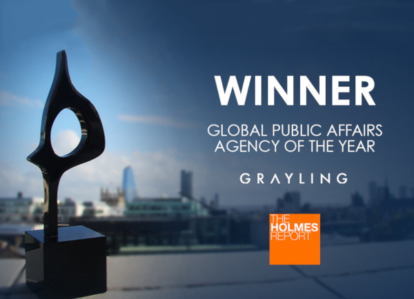 Grayling desemnată “Cea mai bună agenţie de Public Affairs a anului” la Global SABRE Awards 2019