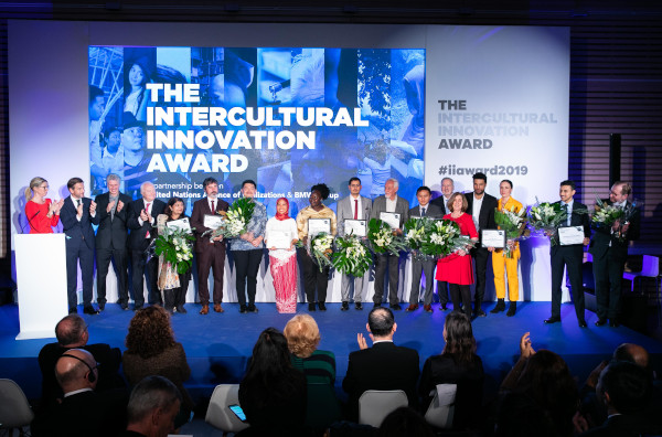 Finalists of the Intercultural Innovation Award Ceremony 2019