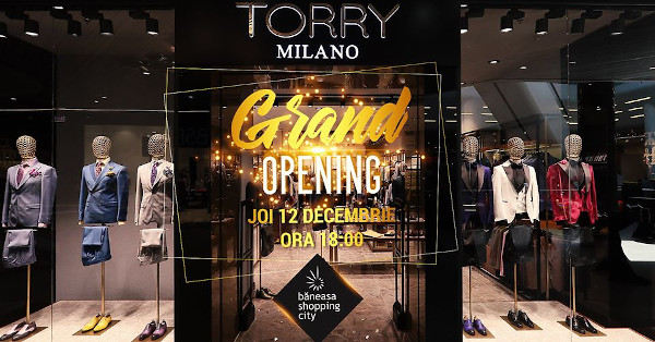 Magazinul Torry Milano se deschide și în Băneasa Shopping City