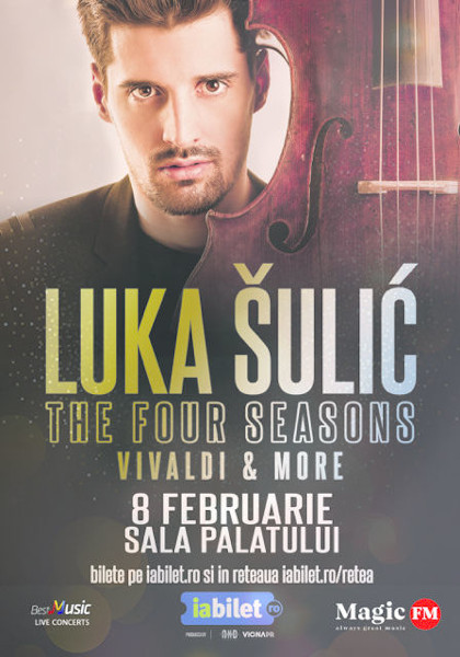 Concert Luka Sulic (2Cellos) – Cele patru anotimpuri de Vivaldi la Sala Palatului pe 8 Februarie