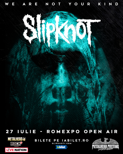 Slipknot canta in premiera in Romania la Metalhead Meeting