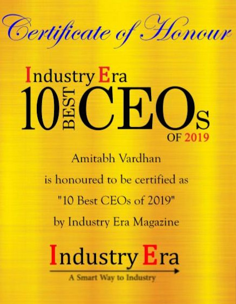 certificat de onoare Industry Era Magazine