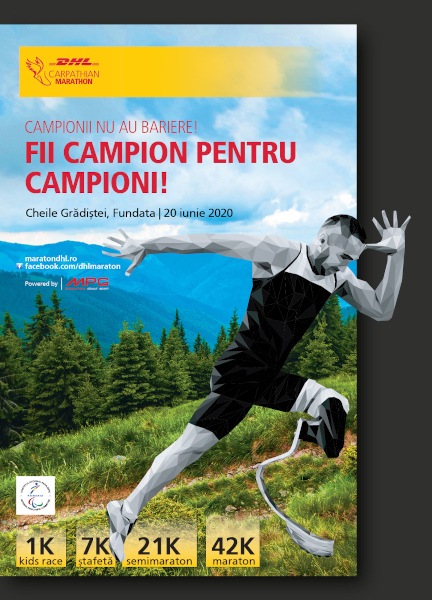 Fii campion pentru campioni și înscrie-te la cea de-a 11-a ediție DHL Carpathian Marathon powered by MPG!
