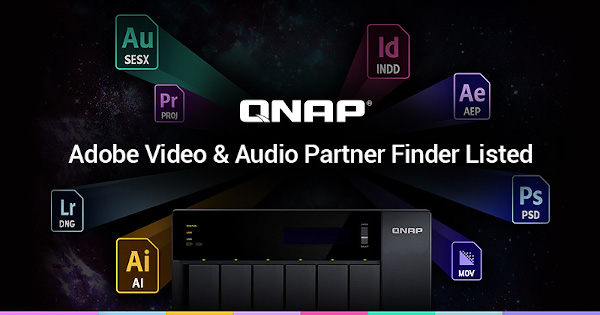 QNAP - Adobe Video & Audio Partner Finder listed