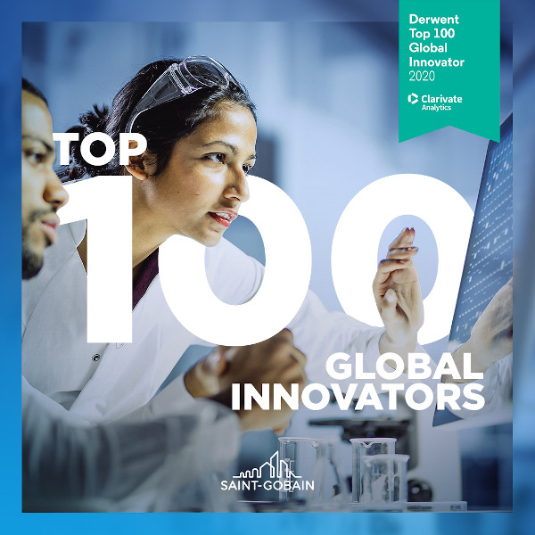 Saint-Gobain se află în TOP 100 cele mai inovatoare companii din lume pentru al nouălea an consecutiv