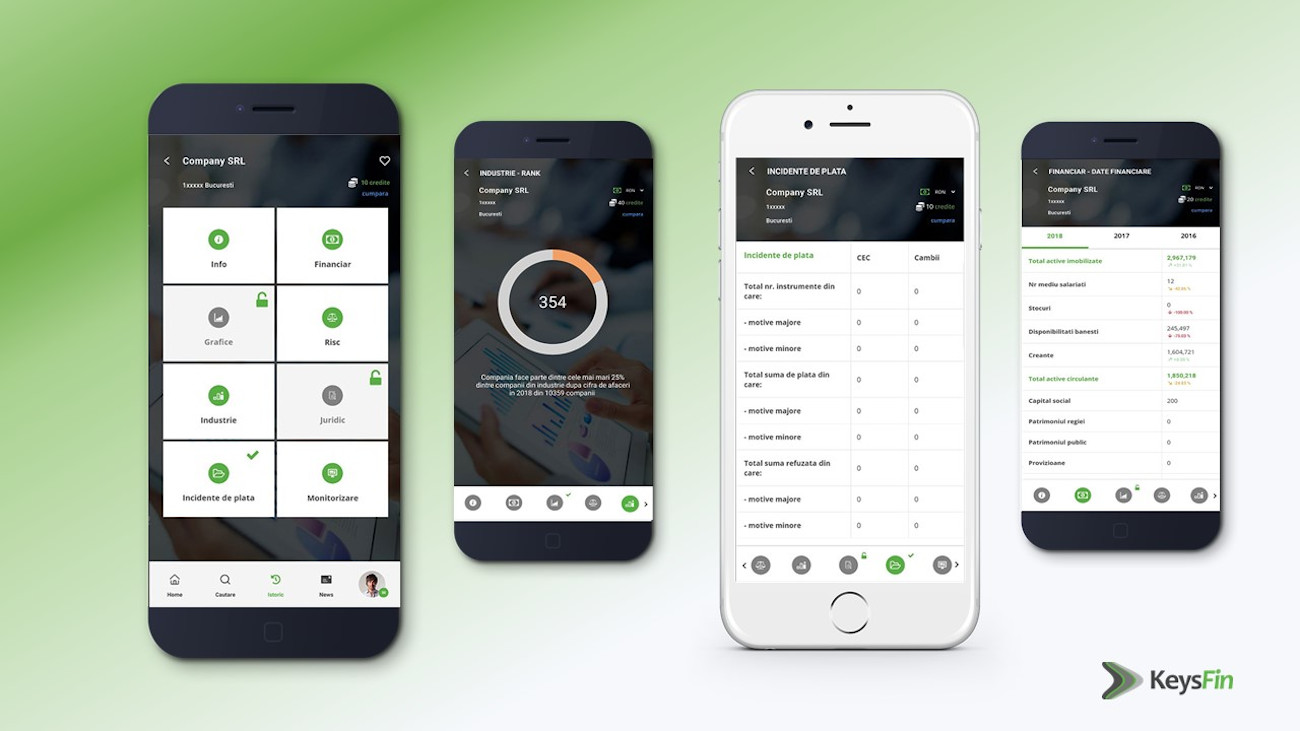 KeysFin anunță lansarea aplicației mobile KeysFinder, cea mai complexă sursă de informații gratuite despre business-urile românești