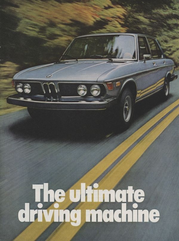 BMW advertisement: The Ultimate Driving Machine