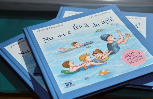 „Nu mi-e frică de apă!” – prima carte cu și pentru copii, dedicată educației acvatice