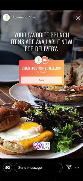 Instagram anunta noi stickere pentru restaurantele locale