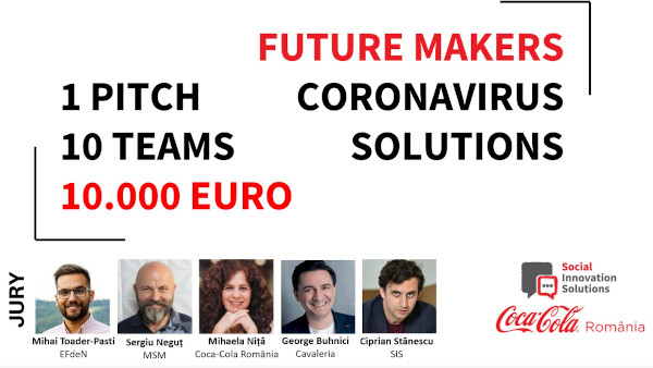 Pitch day: 10.000 euro pentru Soluții la Coronavirus