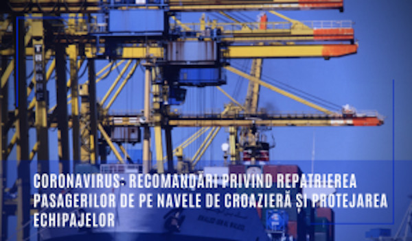 Coronavirus: recomandări privind repatrierea pasagerilor de pe navele de croazieră și protejarea echipajelor
