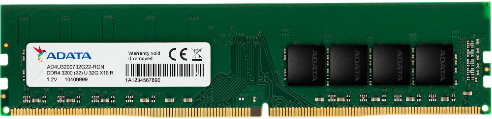 Adata DDR4 3200 U-DIMM 32GB 72dpi