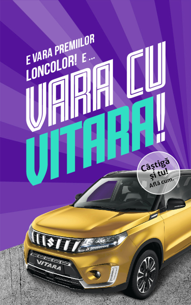 Campania de vară LONCOLOR: 1000 de premii instant și marele premiu, o mașină Suzuki Vitara