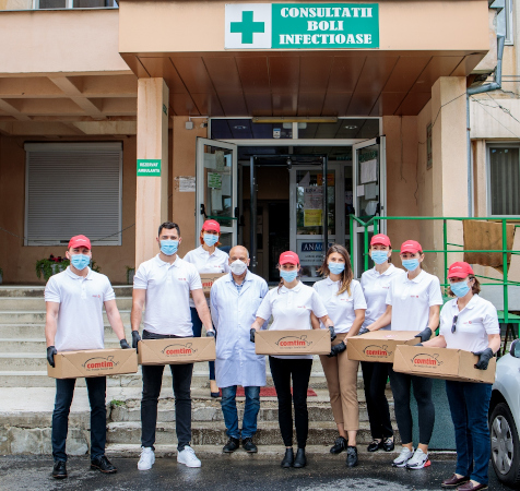 Comtim și Elit donează 400 de porții de „urban food” personalului medical de la Spitalul „Victor Babeș” din Timișoara