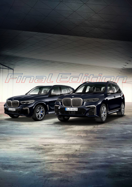 BMW X5 and BMW X7 Final Edition