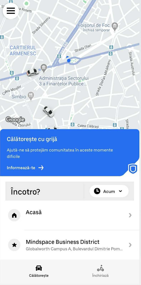 Lime este acum disponibil în aplicația Uber în București