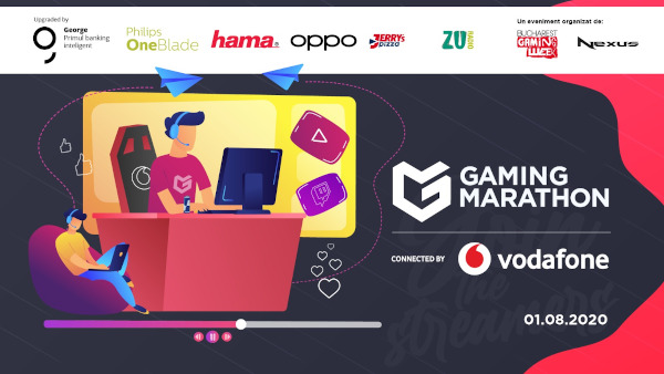 La Gaming Marathon, Gamerii și Vodafone strâng bani pentru a trimite cât mai mulți copii la școală