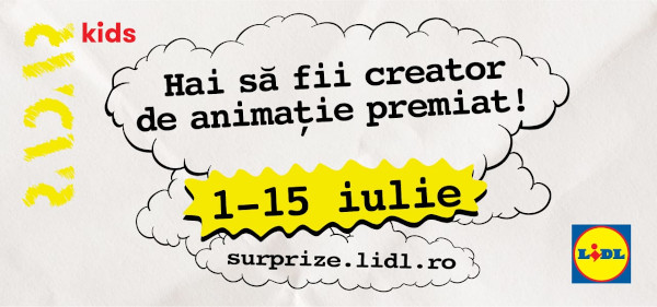 RADAR Kids și Lidl România lansează concursul ”Fii coautorul unui show animat imersiv”