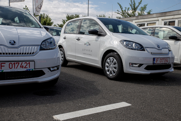 Compania internațională de car sharing SPARK își extinde flota în România și Bulgaria cu peste 200 de mașini ŠKODA CITIGOe iV