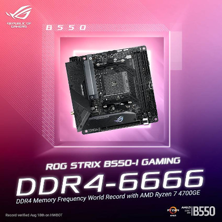 ASUS anunță plăcile de bază cu chipset A520 și doboară un record important cu ROG Strix B550-I Gaming