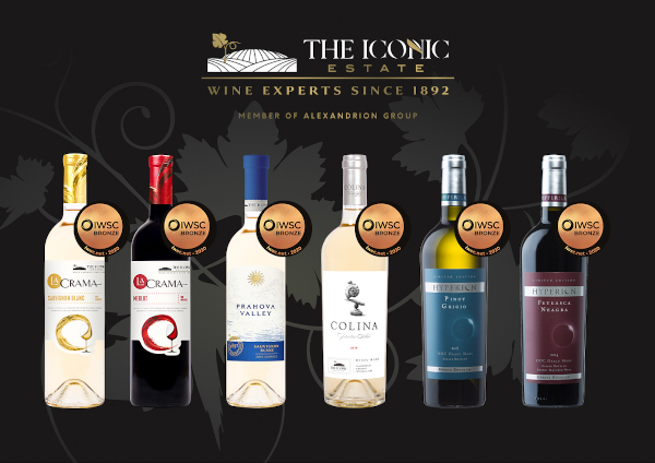 Vinurile The Iconic Estate, din portofoliul Alexandrion Group, au câştigat numeroase medalii la International Wine and Spirit Competition 2020