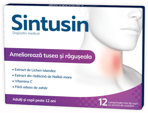 Sintusin® – arma imbatabilă împotriva tusei și răgușelii