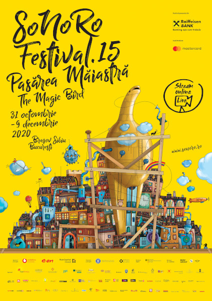 Festivalul SoNoRo XV „Pasărea Măiastră”, o ediție inspirată de Constantin Brâncuși: 31 octombrie-9 decembrie 2020, la Brașov, Sibiu, București și online