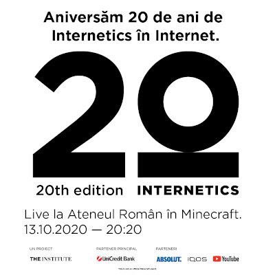 Gala de Premiere Internetics 2020 în Minecraft