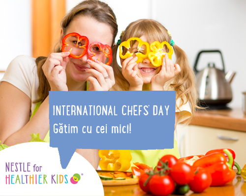International Chefs Day, Nestlé promoveaza gatitul impreuna cu copiii