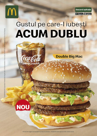 McDonald’s dublează distracția în această toamnă cu Double Big Mac