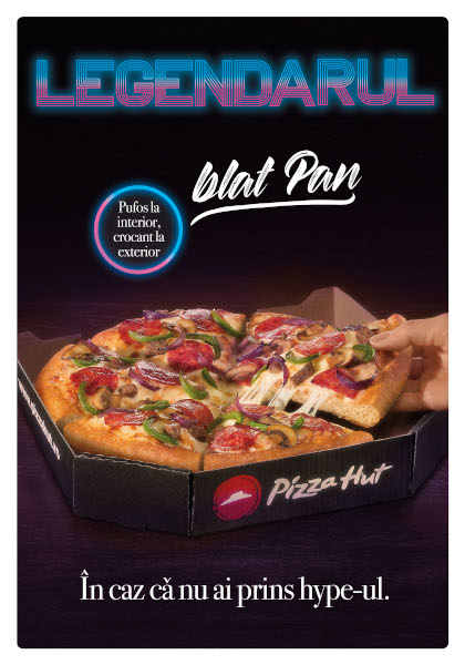 Pizza Hut blat Pan 40 ani