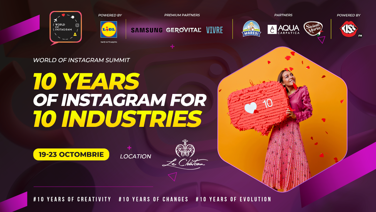 10 ani de Instagram și primul World of Instagram Summit