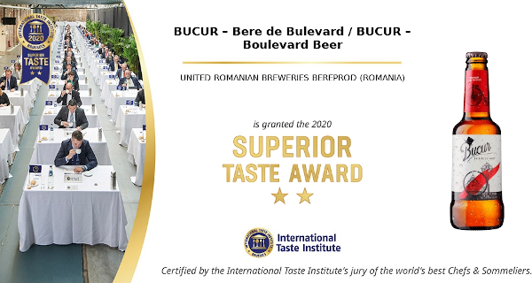 BUCUR – Bere de Bulevard, The Superior Taste Award 2020