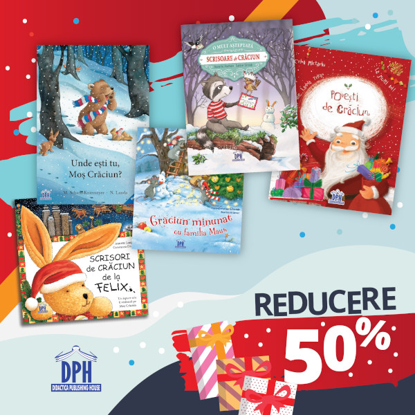 De Crăciun, cadouri pentru minte de la Editura DPH: top cele mai iubite cărți și jocuri pentru copii