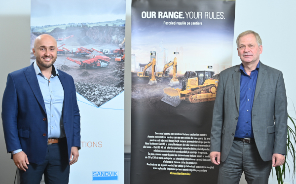 Bergerat Monnoyeur este noul distribuitor pentru Sandvik Mobile Crushers and Screens în România