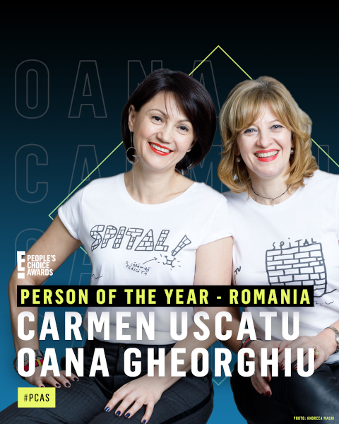 Carmen Uscatu și Oana Gheorghiu vor primi trofeul Person Of The Year – Romania la ediția de anul acesta E! People’s Choice Awards