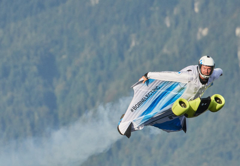 Electrified Wingsuit by BMW i