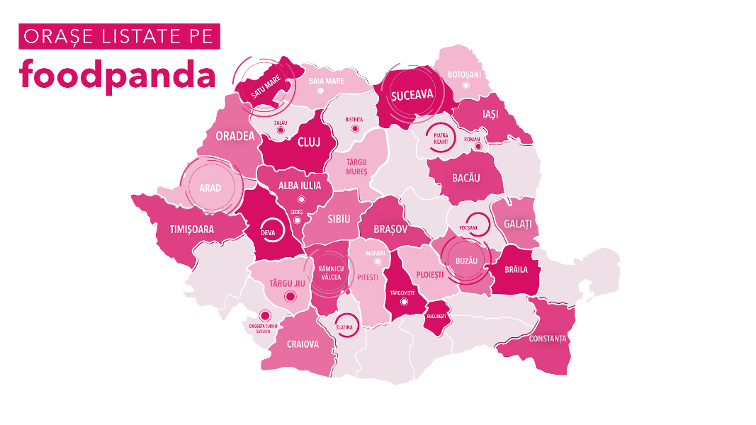 Pentru a susține business-urile locale, foodpanda România va opera în 38 de orașe până la finalul anului 2020