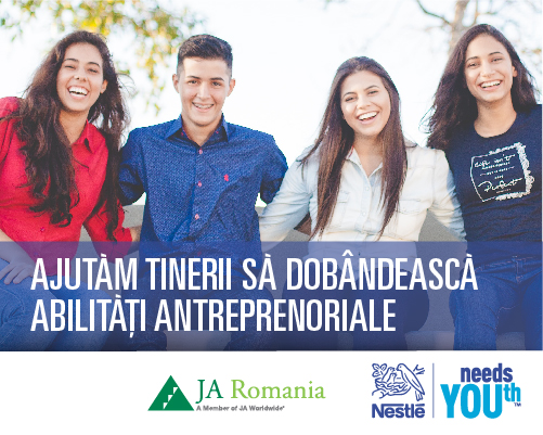 Nestlé România și Junior Achievement ajută 400 de tineri de liceu să dobândească abilități antreprenoriale