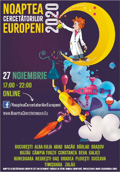 poster Noaptea Cercetatorilor Europeni