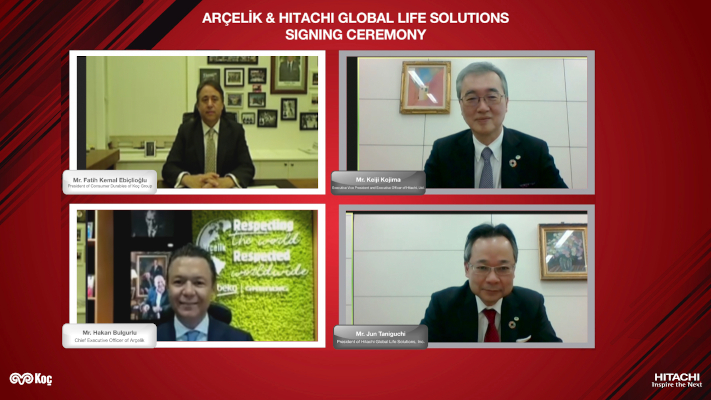 Arçelik și Hitachi Global Life Solutions anunță intenția de a forma o asociere pe piața globală de electrocasnice (excluzând Japonia)