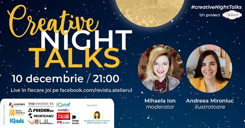 Creative Night Talks decembrie 2020