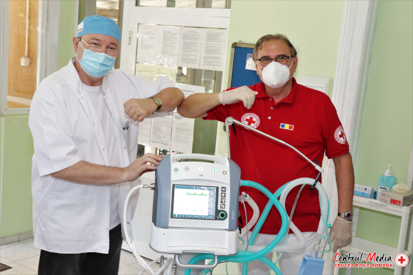 Donație ventilator Crucea Roșie Română - Fundația Orange, Spital Bolintin, Giurgiu