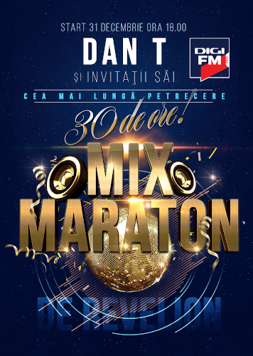 DIGI FM prezintă MIX MARATON DE REVELION (30 de ore)