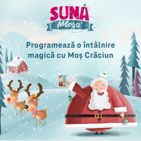 Telekom Romania lansează proiectul Sună Moșu’, prin care readuce copiilor bucuria întâlnirii cu Moș Crăciun