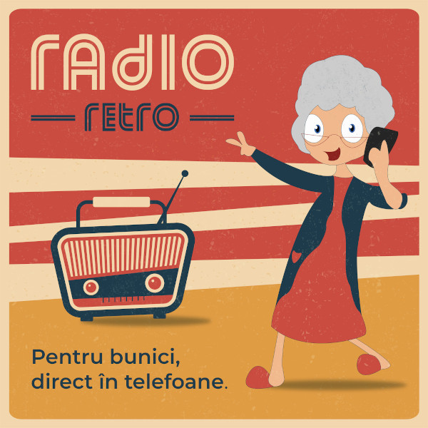 Retro Radio. Ilustratie Romina Ionescu