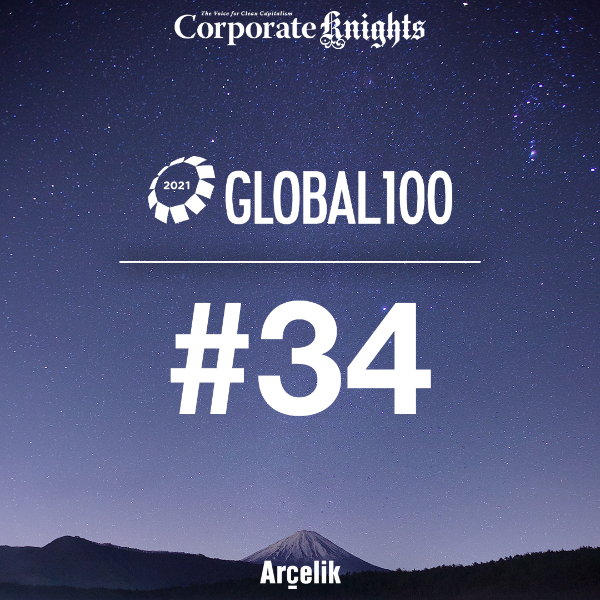 Arçelik este, din nou, în topul celor mai sustenabile companii din lume