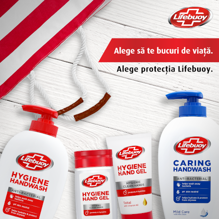 „Alege să te bucuri de viață. Alege protecția Lifebuoy” este mesajul campaniei de lansare în România a celui mai vândut săpun antibacterian din lume(1)